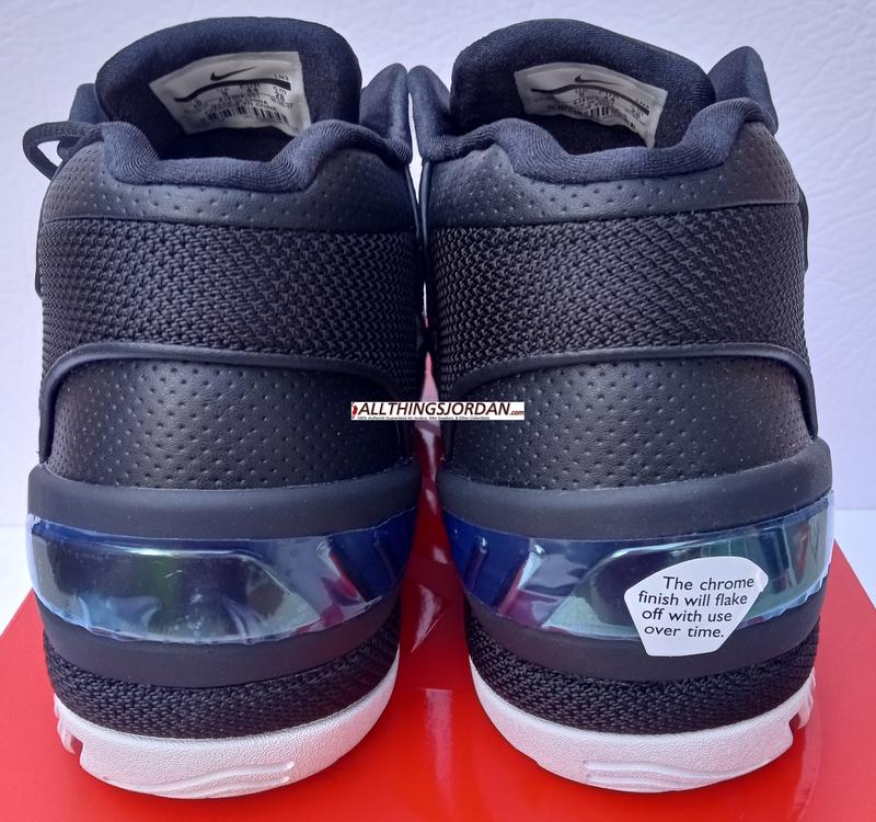 Nike Air Zoom Generation QS (Lebron James 1st shoe) (Black/White-Varsity Crimson) AJ4204 001  Size US 10M