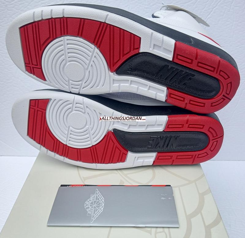 Air Jordan 2 Retro High OG (White/Varsity Red/Black) DX2454 106 Size US 10.5M