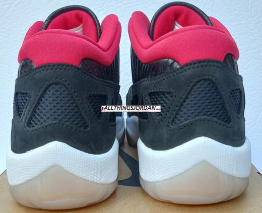 Air Jordan 11 Retro LOW IE (Bred playoff 11) (Black/True Red-Multi Color) 919712 023 Size US 10.5M​