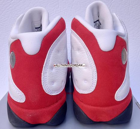 Air Jordan 13 Retro (White/Black-Team Red) 414571 122 Size US 10.5M​