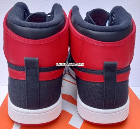 Air Jordan 1 KO High OG Retro (Breds) (Black/Varsity Red-White) 538471 102 Size US 11M