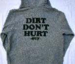 HUF dirt dont hurt zip-up hoody