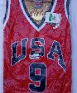 Vintage Nike USA 1984 Jordan 9 red